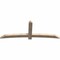 Ekena Millwork Bellingham Smooth Timber Gable Bracket, Douglas Fir, 96"W x 36"H x 3 1/2"D x 5 1/2"F, 9/12 Pitch GBW096X36X0406BEL00SDF - alternate 3
